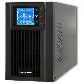 Qoltec Pure Sine Wave | 1kVA | 800W | AVR |LCD | Czysty Sinus