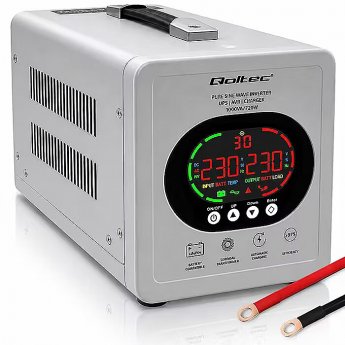 Qoltec Pure Sine Wave UPS 1000VA 720W AVR LCD