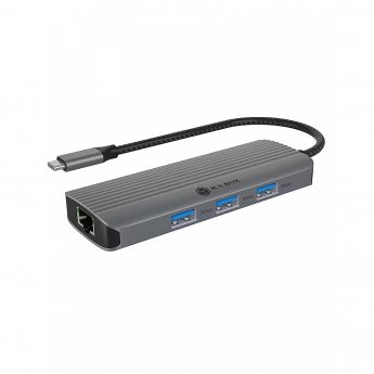Raidsonic ICY BOX IB-DK4034a-CPD 6in1, HDMI,USB,PD,LAN