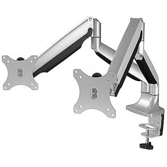 Raidsonic Monitor stand with table mount for 2 monitors, up to 32"
