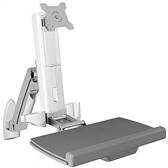 Raidsonic Wall bracket for monitor with keyboard tray, up to 24"