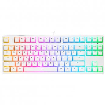 Rampage Rampage mechaniczna TKL GHOST Huano Red Switch biała