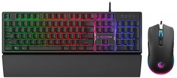 Rampage Zestaw klawiatura i mysz Rampage Fortuna przewodowy czarny