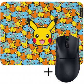 Razer DeathAdder V4 Pro Gaming-Maus + Razer Gigantus V2 Mauspad Bundle