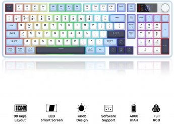 Redragon ARIA PRO K527WBL-PRO, US
