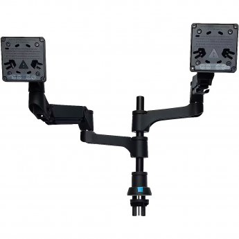 R-GO Tools Caparo double monitor arm, 17-32"