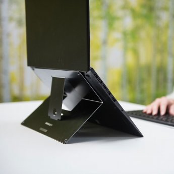 R-GO Tools RISER ATTACHABLE LAPTOP STAND ADJUSTABLE BLACK