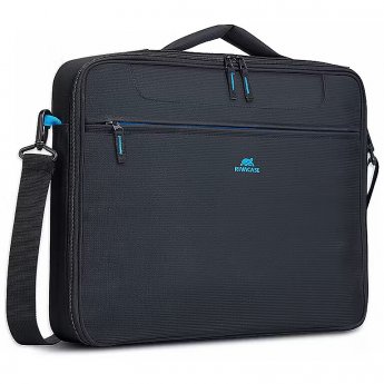 Rivacase Clamshell Laptop bag, 16", Black