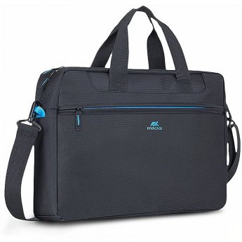 Rivacase Regent Laptop bag, 16", Black
