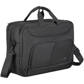 Rivacase Tegel Top loader Laptop bag, 15.6", Black