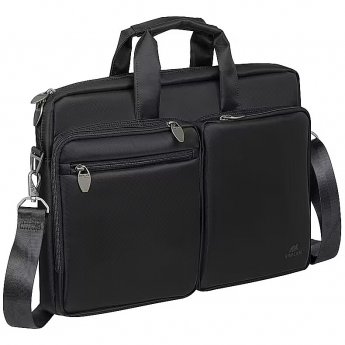 Rivacase Tiergarten Laptop bag, 17.3", Black