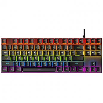 RoGer K80 Gaming Wired Mechanical Keyboard RGB / USB