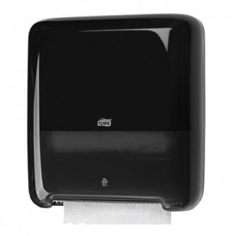 Roku dvieļu ruļļu dozators TORK Matic, 372 x 337 x 203 mm, melnā krāsā