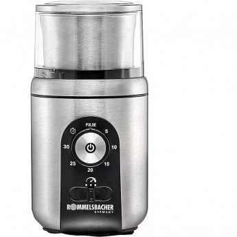 Rommelsbacher spice and coffee grinder EGK 250 stainless steel, 200 watts, timer