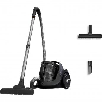 Rowenta Green Force Cyclonic Effitech RO7C36, canister vacuum cleaner (black/grey)