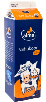Saldais krējums ALMA 35%, 1l