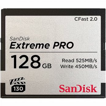 Sandisk Extreme Pro, CFast 2.0, 128GB 