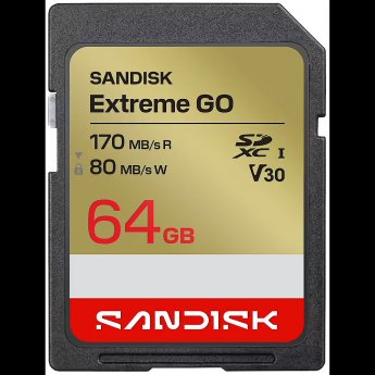 SanDisk EXTREME SD UHS-I 64GB SD 170MB/S(R) / 80MB/S(W)