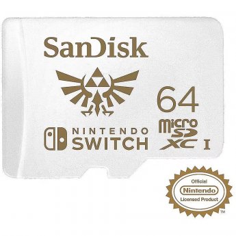 Sandisk For Nintendo Switch, Ultra, microSDXC, 64GB, UHS-I, U3, V30