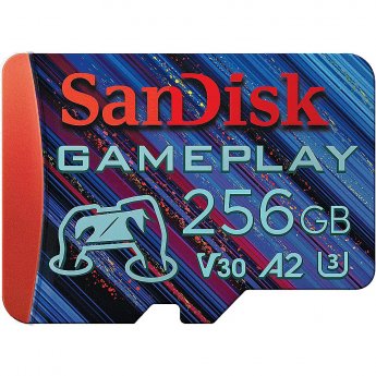 Sandisk GamePlay, microSDXC, 256GB for Gaming Consoles 