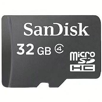 Sandisk microSDHC, 32GB, Class 4