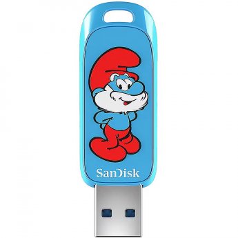 Sandisk Smurf, 128GB, Blue