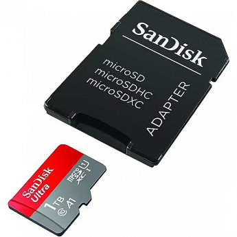 Sandisk Ultra, microSDXC, 1TB, UHS-I, U1, V10 +Adapter