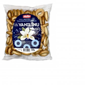 Sausbaranciņas MARIO mazās, ar vanilīnu, 250g