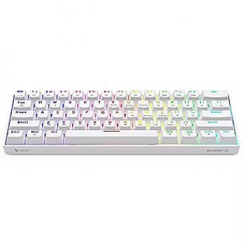 Savio Klaviatūra Savio Wireless Mechanical Phenix Whiteout X2 Outemu Peach Silent
