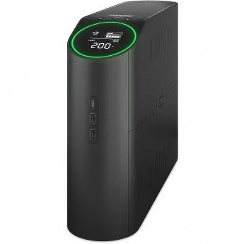 Schneider Electric Back-UPS Pro for Gaming, Tower, 230V, 4x Schuko ir 2x IEC C13 lizdai, RGB Light, Pure Sine Wave, Midnight | 2200 VA | 1320 W | 230 V