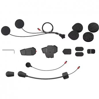 Sena SPIDER-ST1-A01 Mounting kit for intercom with built-in microphones and loudspeakers Black
