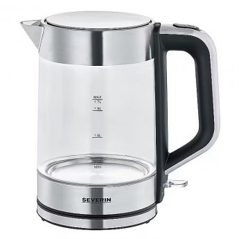 Severin WK 3420, Stainless steel/Glass