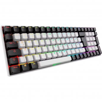 Sharkoon SKILLER SGK50 S2 (white, DE layout, Gateron Yellow)