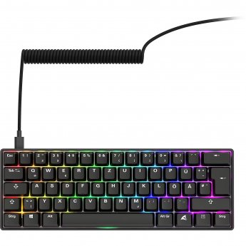 Sharkoon SKILLER SGK50 S4 Gen2 PBT, black, DE, G Pro 3.0 Yellow