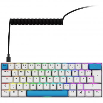 Sharkoon SKILLER SGK50 S4 Gen2 PBT, white, DE, G Pro 3.0 Yellow