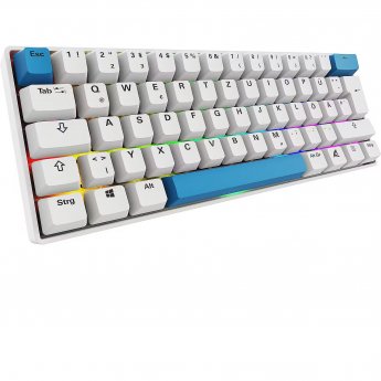 Sharkoon SKILLER SGK50 S4 Gen2 PBT (white, DE layout, Gateron G Pro 3.0 Yellow)