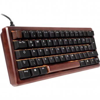 Sharkoon SKILLER SGK50 S4 Gen2 Wood PBT, wood/black, DE