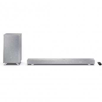 Sharp HT-SBW53121(SL) Q 3.1.2 Dolby Atmos/ DTS:X Soundbar with Wireless Subwoofer, Silver |