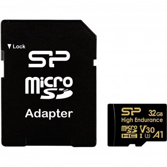 Silicon Power High Endurance, microSDHC 32GB  +Adapter