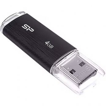 Silicon Power Ultima U02, 4GB, Black