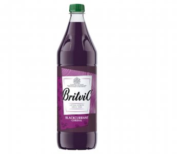 Sīrups BRTIVIC Cordial Blackcurrant, PET, 1l (DEP)