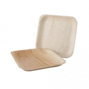 Šķīvis PALMLEAF, kvadrātveida, 150 x 150 x 25mm, 1.22kg, 25gab