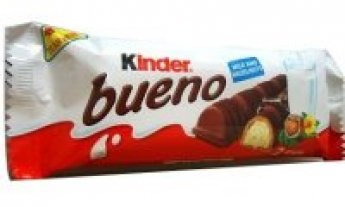 Šokolādes batoniņš KINDER Bueno, 43g