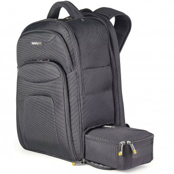 Startech Backpack with Removable Accessory Organizer Case, 17.3", Black