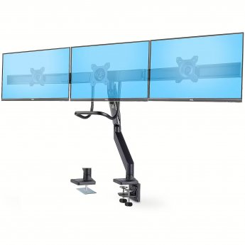Startech Crossbar Triple Monitor Desk Mount For 3 Screens, 17-27"