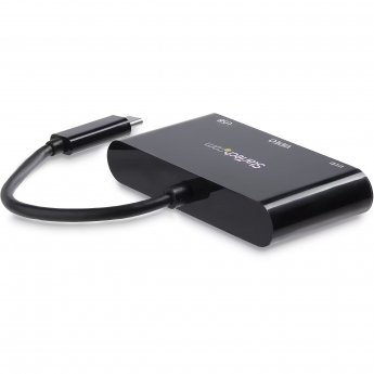 Startech USB-C TO VGA ADAPTER WITH PD PD & USB PORT - USB-C ADAPTER