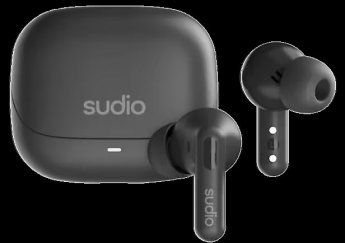 Sudio Earbuds | C8 | Bluetooth | Microphone | Black | Noise canceling | Noise reduction | Wireless