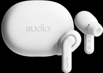 Sudio Earbuds | E4 Pro | Bluetooth | In-ear | Microphone | Cloud White | Noise canceling | Noise reduction