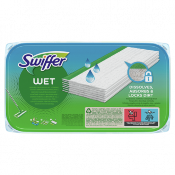 Swiffer Grīdas slotas Rezerve mitrā 10 gab/iepak.