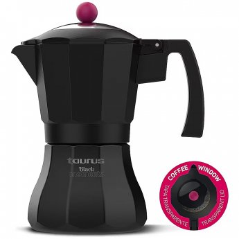 Taurus Black Moments 3 Moka pot